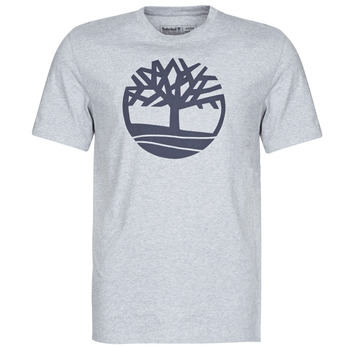 Textiel Heren T-shirts korte mouwen Timberland SS KENNEBEC RIVER BRAND TREE TEE Grijs