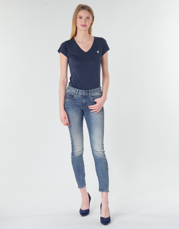 Textiel Dames Skinny Jeans G-Star Raw ARC 3D MID SKINNY WMN Blauw