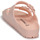 Schoenen Dames Leren slippers Birkenstock ARIZONA Roze