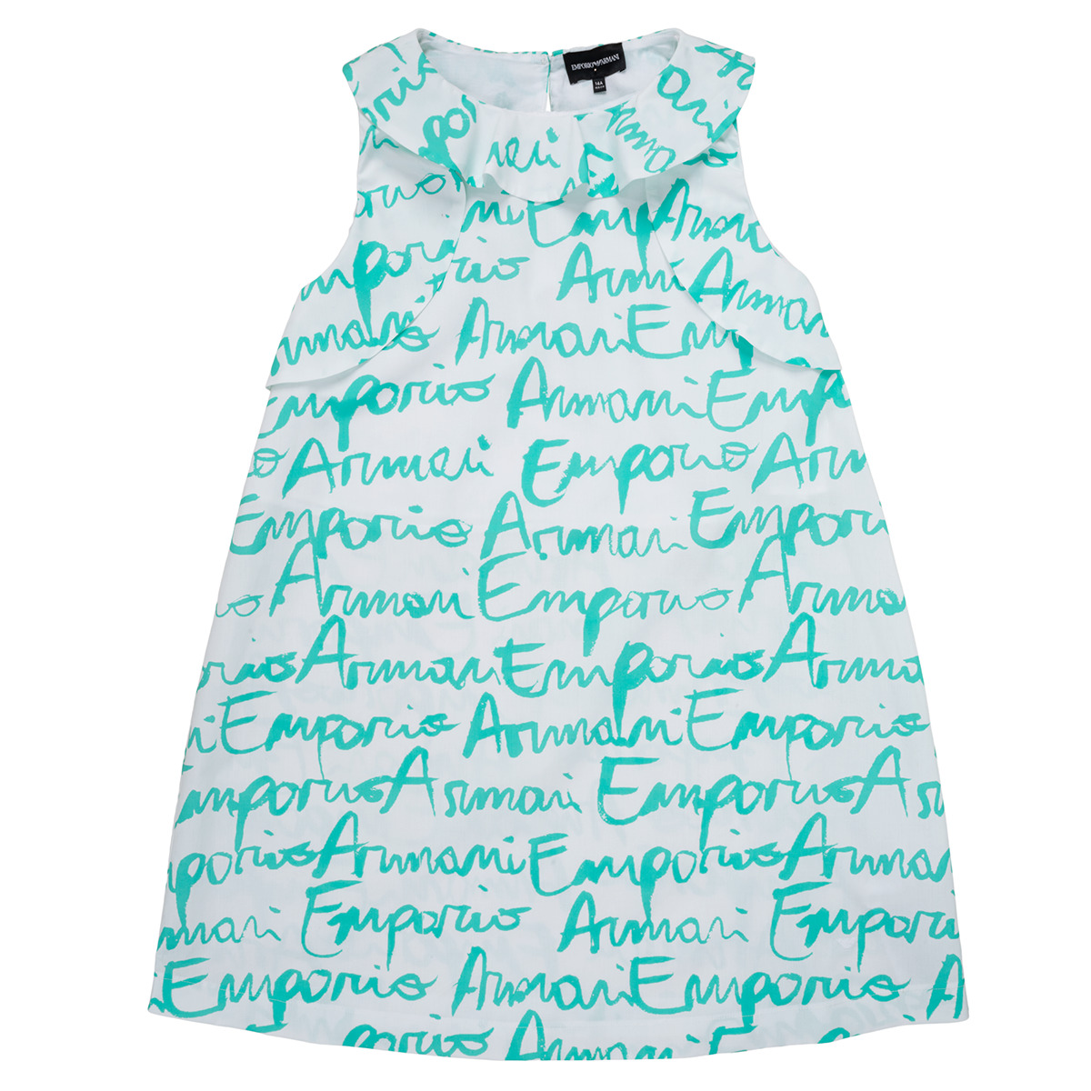 Textiel Meisjes Korte jurken Emporio Armani Antoni Wit / Blauw