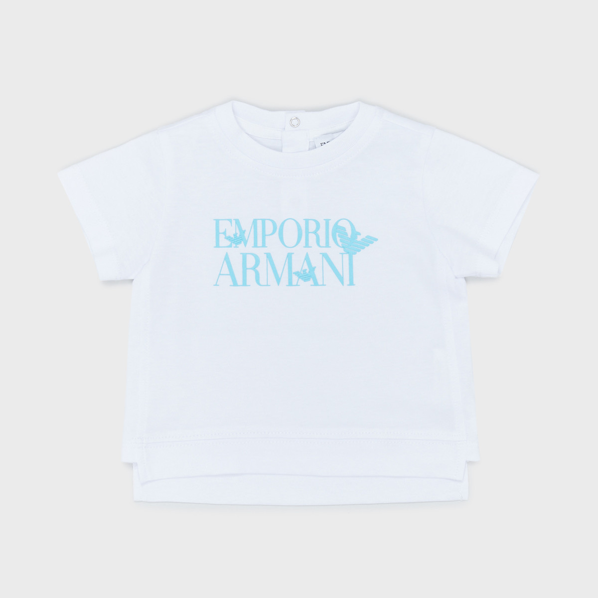 Textiel Jongens T-shirts korte mouwen Emporio Armani Arthus Wit