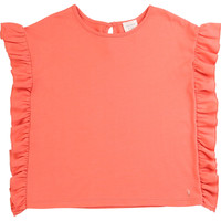 Textiel Meisjes T-shirts korte mouwen Carrément Beau LEANA Roze