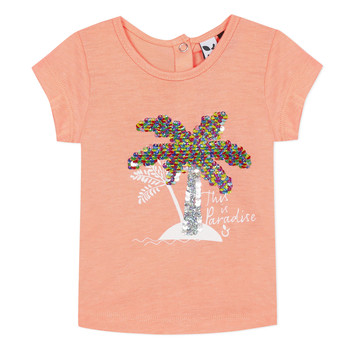 Textiel Meisjes T-shirts korte mouwen 3 Pommes EMMA Orange