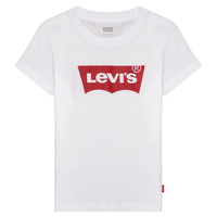 Textiel Jongens T-shirts korte mouwen Levi's BATWING TEE Wit
