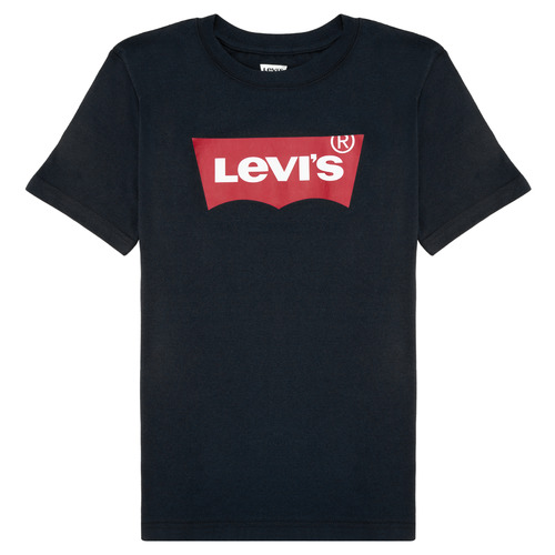 Textiel Jongens T-shirts korte mouwen Levi's BATWING TEE Zwart