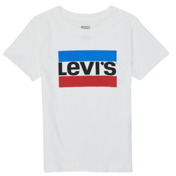 Textiel Jongens T-shirts korte mouwen Levi's SPORTSWEAR LOGO TEE Wit