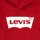 Textiel Jongens Sweaters / Sweatshirts Levi's BATWING SCREENPRINT HOODIE Rood