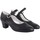 Schoenen Dames Allround Bienve Damesschoen  flamenco-strap zwart Zwart