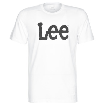 Textiel Heren T-shirts korte mouwen Lee LOGO TEE SHIRT Wit