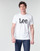 Textiel Heren T-shirts korte mouwen Lee LOGO TEE SHIRT Wit