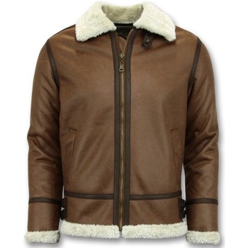 Textiel Heren Wind jackets Tony Backer Lammy Coat Shearling Jacket Bruin