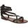 Schoenen Dames Sandalen / Open schoenen Gianluca - L'artigiano Del Cuoio 564 D MORO CUOIO Brown