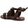 Schoenen Dames Sandalen / Open schoenen Gianluca - L'artigiano Del Cuoio 571 D MORO CUOIO Brown