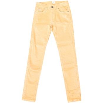Textiel Dames Straight jeans La Martina JWT010-04115 Geel
