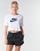 Textiel Dames T-shirts korte mouwen Nike W NSW TEE ESSNTL CRP ICN FTR Wit / Zwart