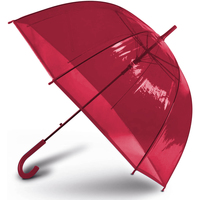 Accessoires Paraplu's Kimood Transparent Rood