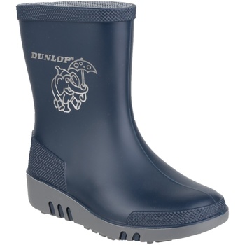 Schoenen Kinderen Regenlaarzen Dunlop Elephant Blauw/Grijs