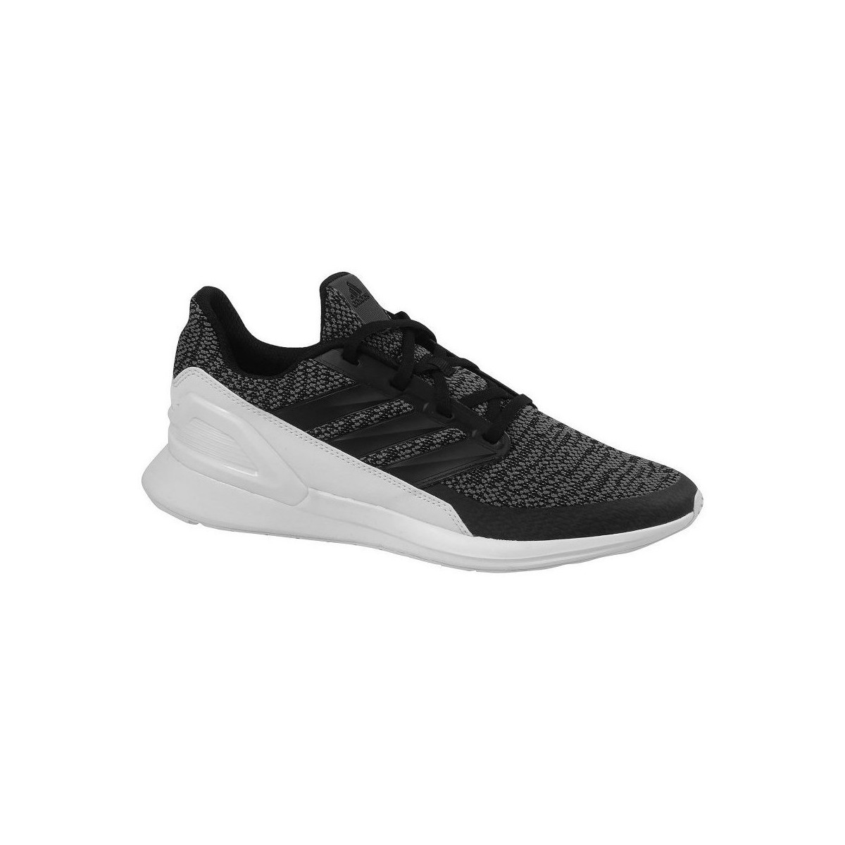 Schoenen Kinderen Running / trail adidas Originals Rapidarun Knit J Gris, Noir, Blanc