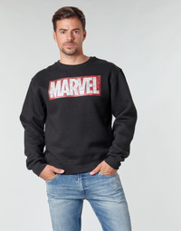 Textiel Heren Sweaters / Sweatshirts Yurban MARVEL MAGAZINE CREW Zwart