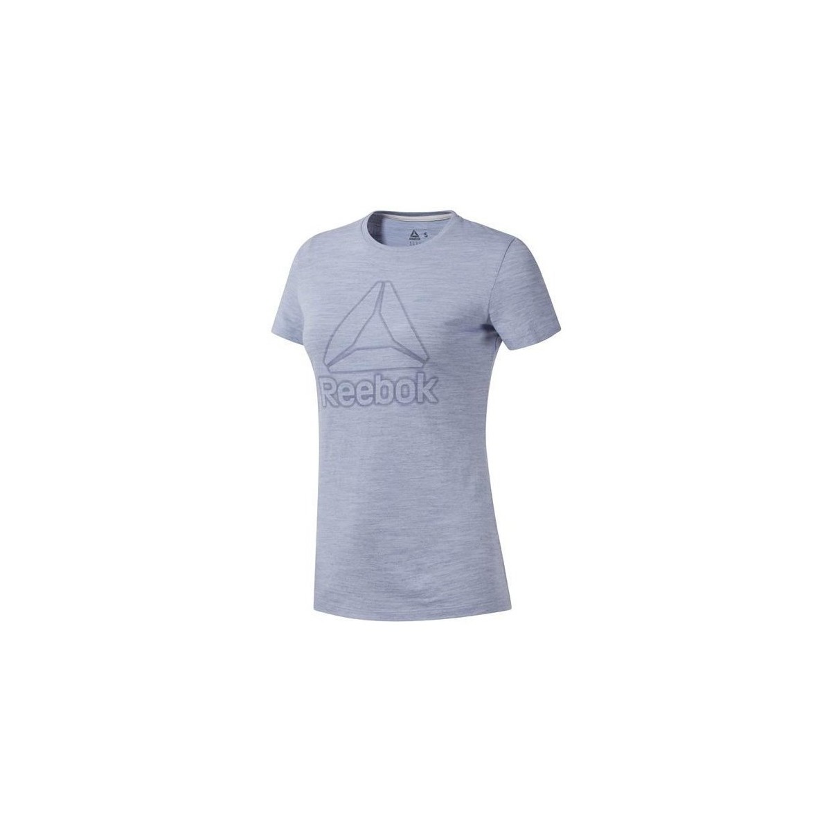 Textiel Dames T-shirts korte mouwen Reebok Sport TE Marble Logo Tee Grijs