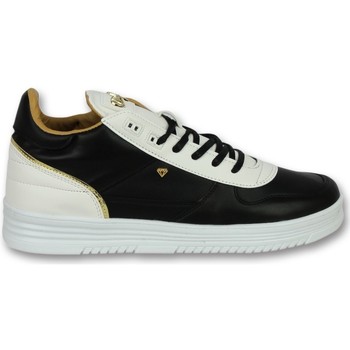Schoenen Heren Sneakers Cash Money Luxury Black White Zwart
