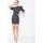 Textiel Dames Jurken Parisian Polka Dot Puffed Bodycon Mini Dress Zwart