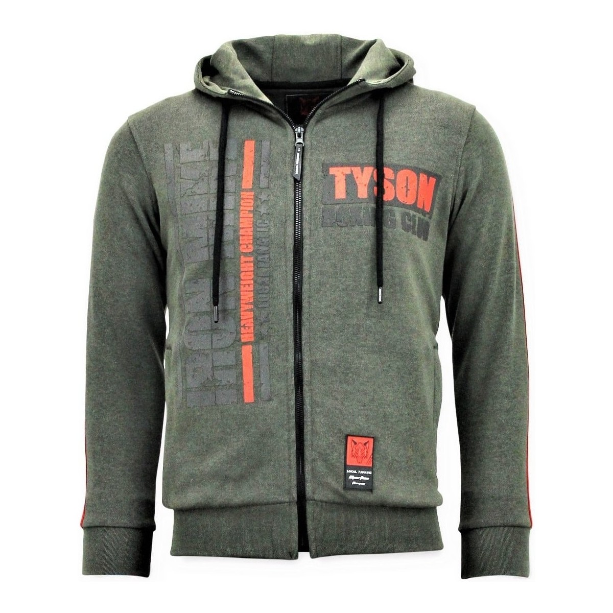 Textiel Heren Sweaters / Sweatshirts Local Fanatic Trainingsvest Tyson Boxing Iron Groen