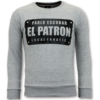 Textiel Heren Sweaters / Sweatshirts Local Fanatic Pablo Escobar El Patron Grijs