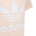 Textiel Meisjes T-shirts korte mouwen adidas Originals TREFOIL TEE Roze