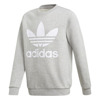 Textiel Kinderen Sweaters / Sweatshirts adidas Originals TREFOIL CREW Grijs