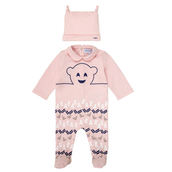 Textiel Meisjes Pyjama's / nachthemden Emporio Armani 6HHV08-4J3IZ-0355 Roze