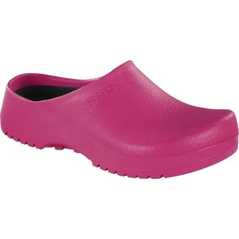 Schoenen Dames Leren slippers Birkenstock 068651 Rood