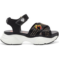 Schoenen Dames Sneakers Ed Hardy - Flaming sandal black Zwart