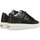 Schoenen Dames Sneakers Ed Hardy Stud-ed low top black/gold Zwart