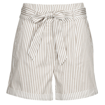 Textiel Dames Korte broeken / Bermuda's Vero Moda VMEVA Wit / Beige