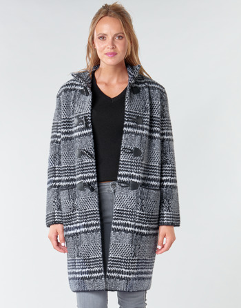 Textiel Dames Mantel jassen Derhy SAISON Grijs / Zwart
