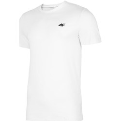 Textiel Heren T-shirts korte mouwen 4F TSM003 Blanc