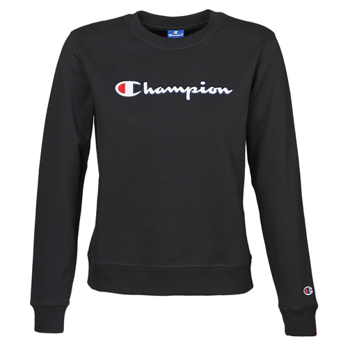 Textiel Dames Sweaters / Sweatshirts Champion HEAVY COMBED COTTON FLEECE Zwart