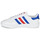 Schoenen Lage sneakers adidas Originals TEAM COURT Wit / Blauw / Rood