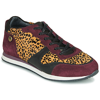 Schoenen Dames Lage sneakers Pataugas IDOL/I F4E Bordeaux / Leopard