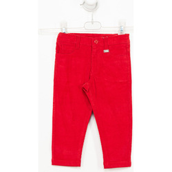Textiel Jongens Broeken / Pantalons Tutto Piccolo Pantalon en velours côtelé Rood