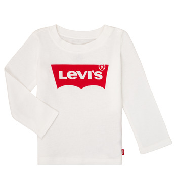 Textiel Meisjes T-shirts met lange mouwen Levi's BATWING TEE LS Wit