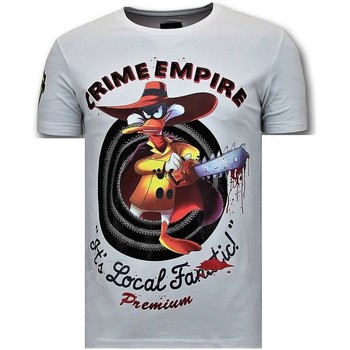 Textiel Heren T-shirts korte mouwen Local Fanatic Luxe Crime Empire Wit