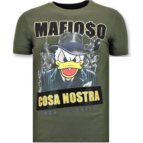 Textiel Heren T-shirts korte mouwen Local Fanatic Luxe Cosa Nostra Mafioso Groen