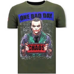 Textiel Heren T-shirts korte mouwen Local Fanatic The Joker Man Groen
