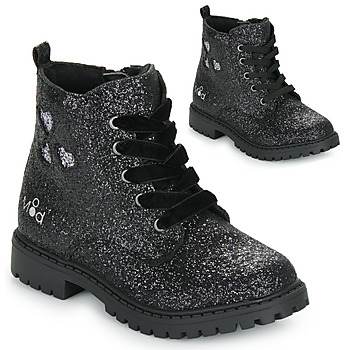 Schoenen Meisjes Laarzen Mod'8 TINALY Zwart / Glitter