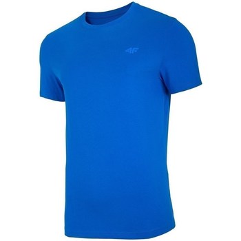 Textiel Heren T-shirts korte mouwen 4F TSM003 Bleu