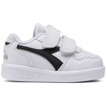 Schoenen Kinderen Sneakers Diadora Playground td 101.173302 01 C7916 White/Black/Ash Wit