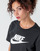 Textiel Dames T-shirts korte mouwen Nike W NSW TEE ESSNTL CRP ICN FTR Zwart
