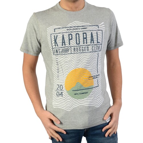 Textiel Heren T-shirts korte mouwen Kaporal 145019 Grijs